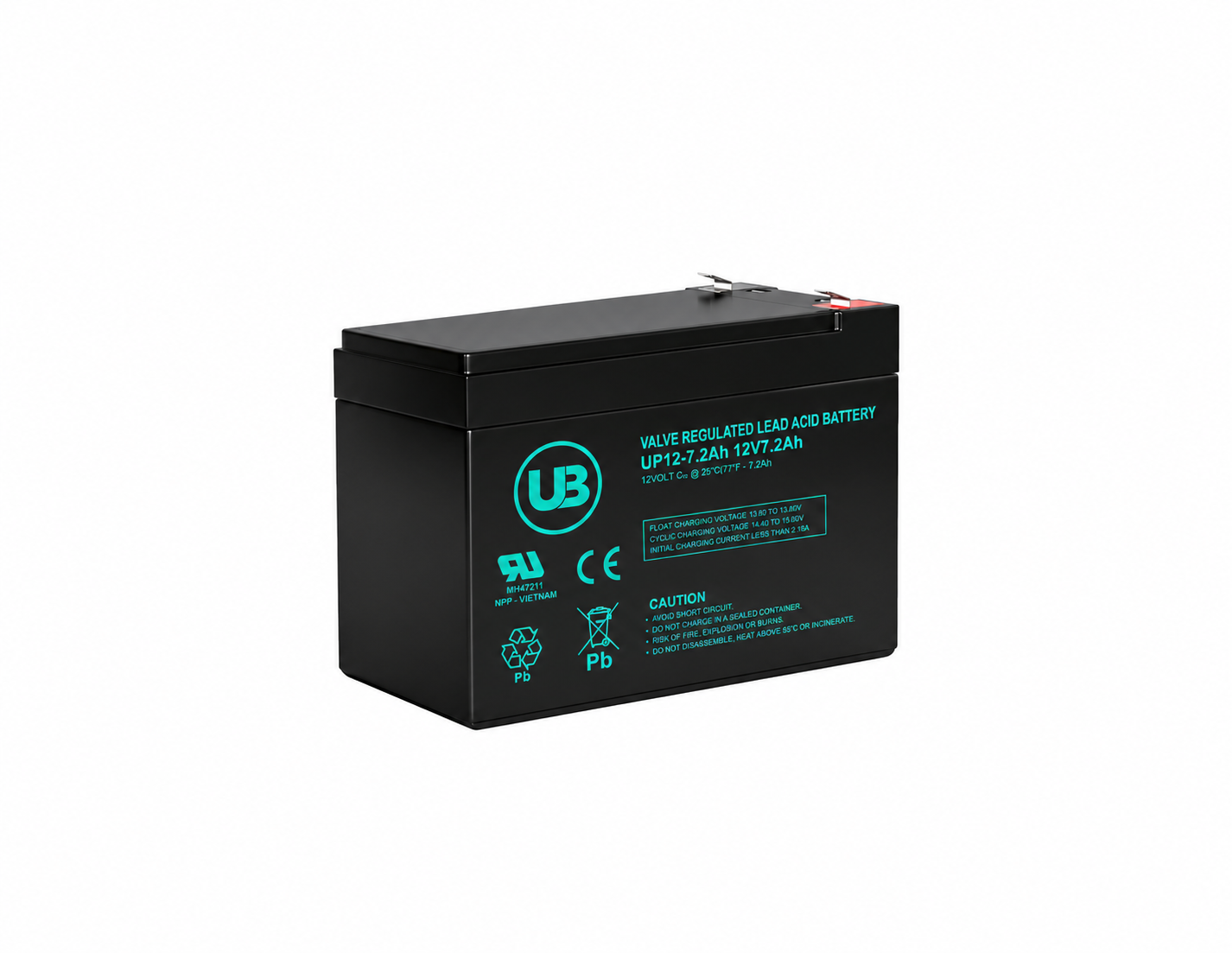 Ắc Quy Ub Agm 12v 7.2ah (up12 7.2ah)
