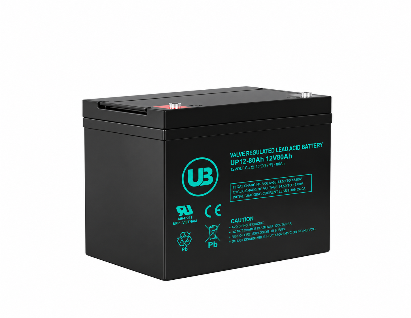 Ắc Quy Ub Agm 12v 80ah (up12 80ah)