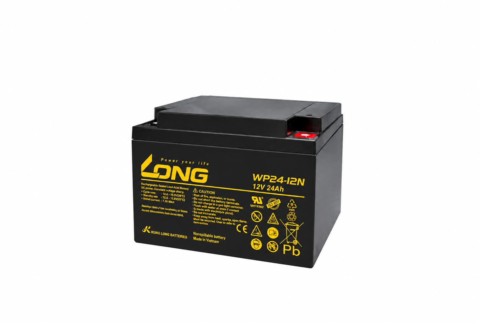 Ắc Quy Long Agm 12v24ah (wp24 12n)