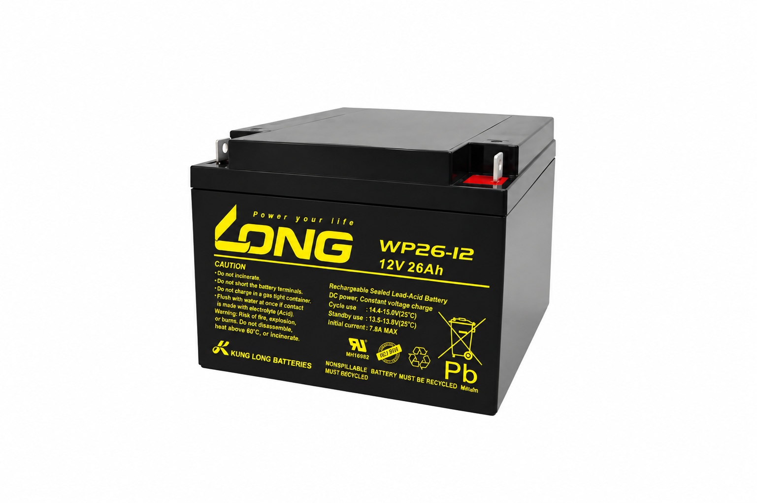 Ắc Quy Long Agm 12v26ah (wp26 12)
