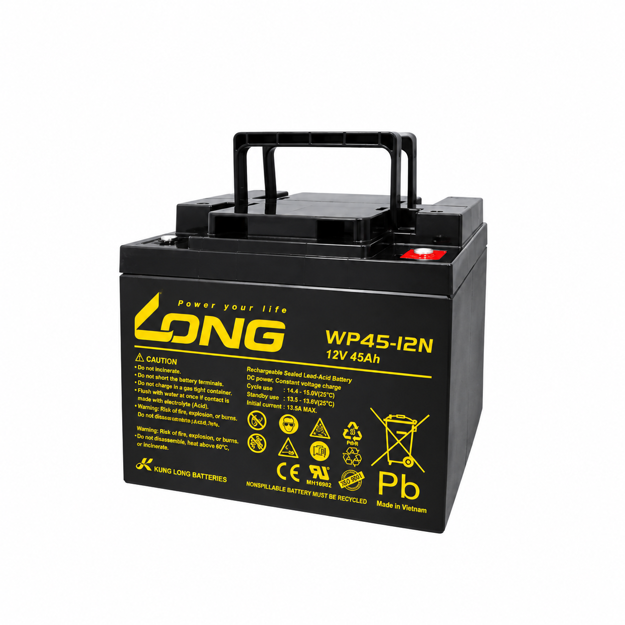 Ắc Quy Long Agm 12v40ah (wp45 12n)