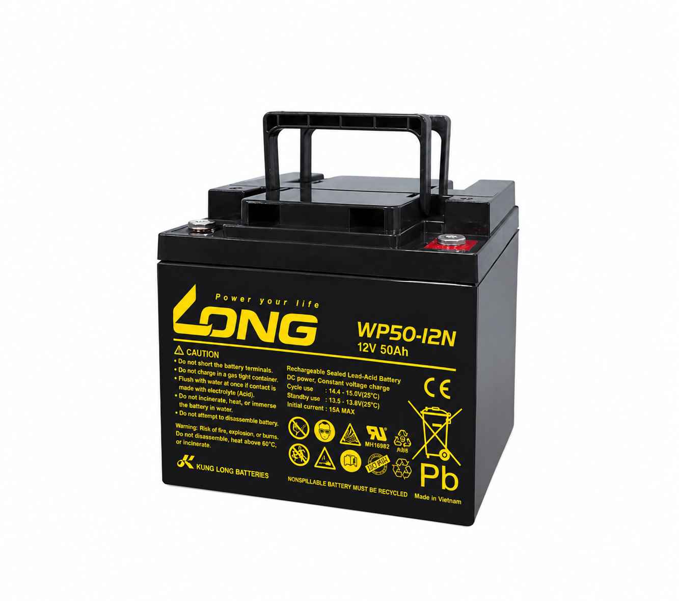 Ắc Quy Long Agm 12v50ah (wp50 12n)