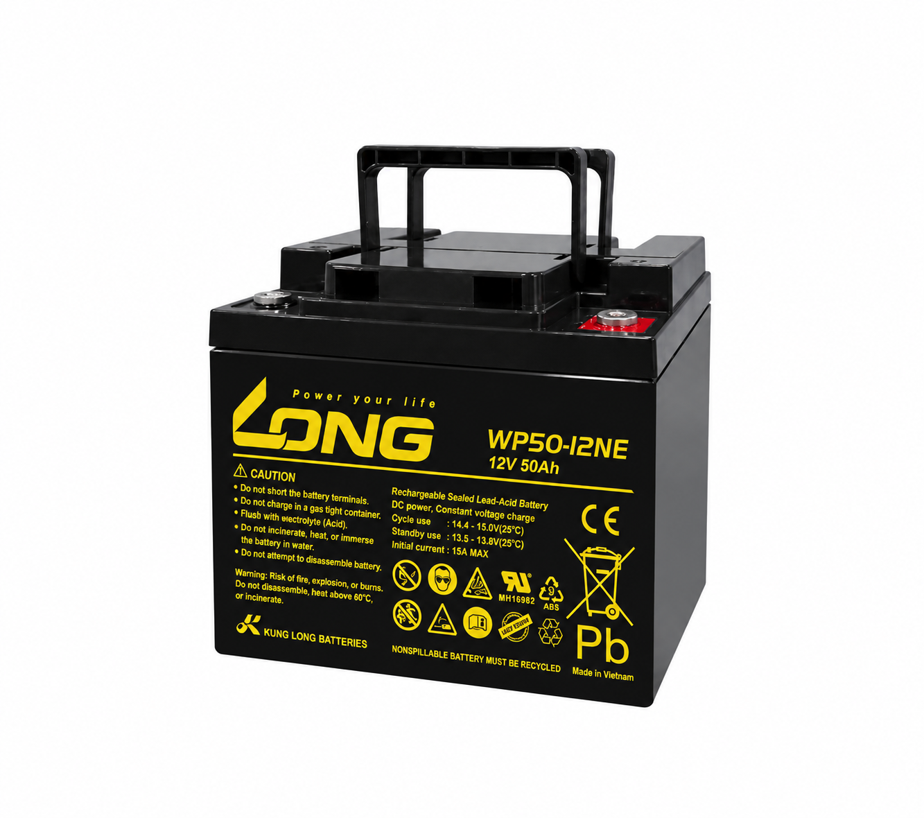 Ắc Quy Long Agm 12v50ah (wp50 12ne)