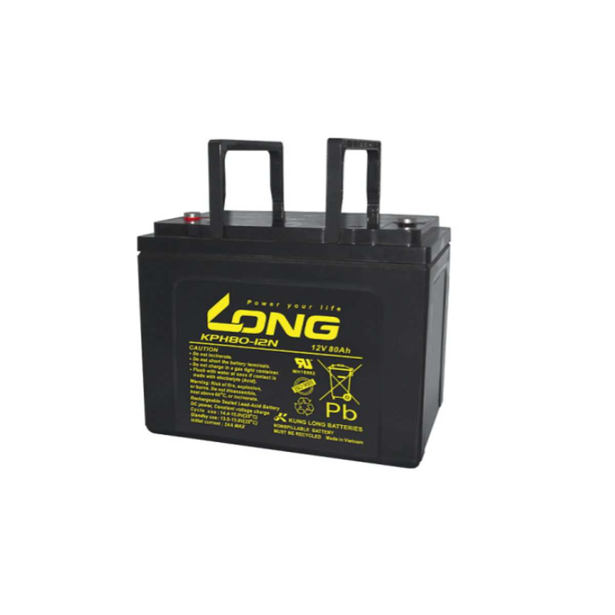 Ắc Quy Long Agm 12v80ah (kph80 12n)