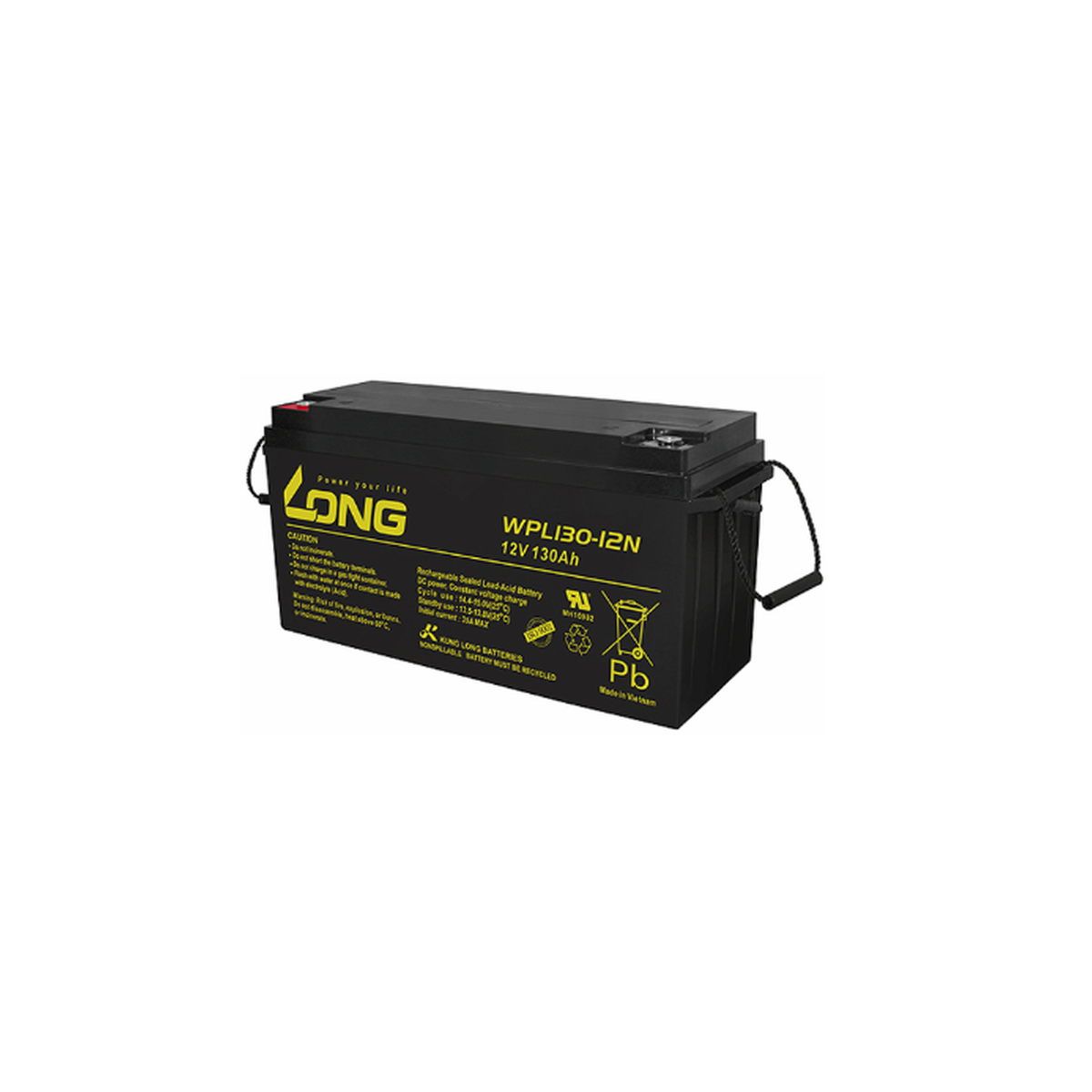 Ắc Quy Long Agm 12v130ah (wpl130 12n)